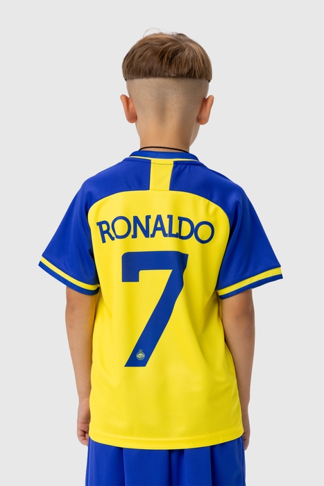 Форма футбольная AL NASSR, RONALDO, лимон/синий