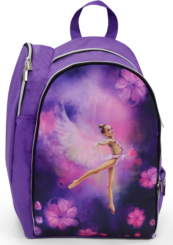 Рюкзак для гимнастики (фиолет/сиреневый), 40 см